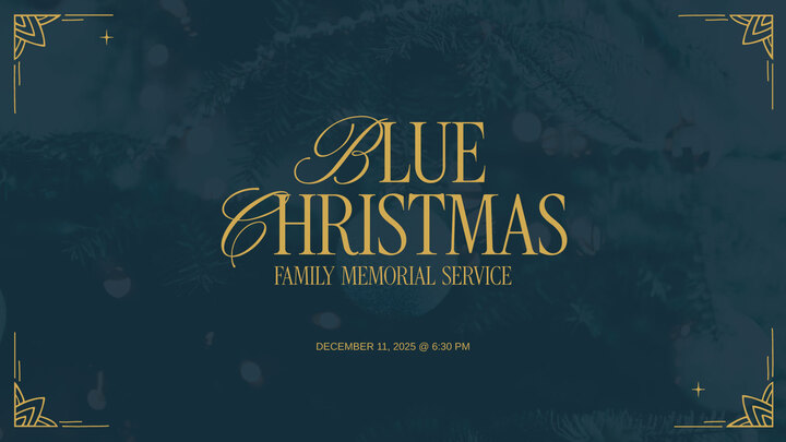 Blue Christmas Family Memorial 2025 logo