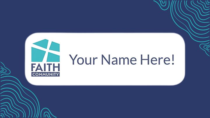 New Faith Community Name Tags logo