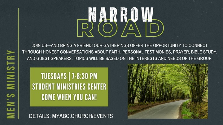 Narrow Road Men's Group logo