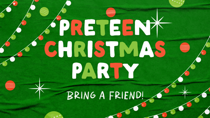 Preteen Christmas Party logo