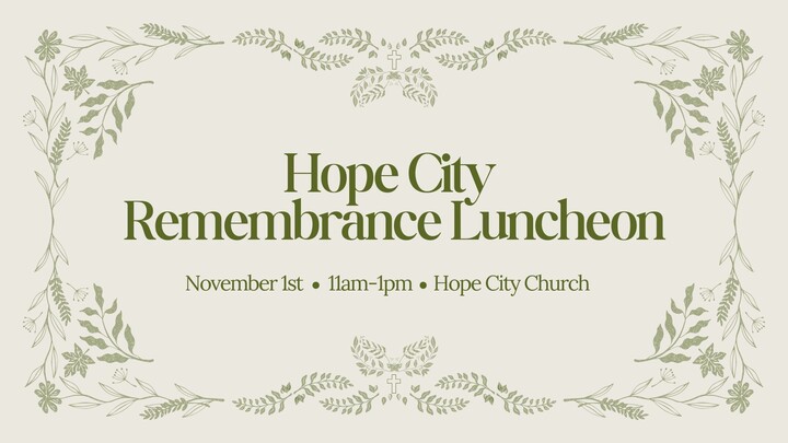 Hope City Remembrance Luncheon logo