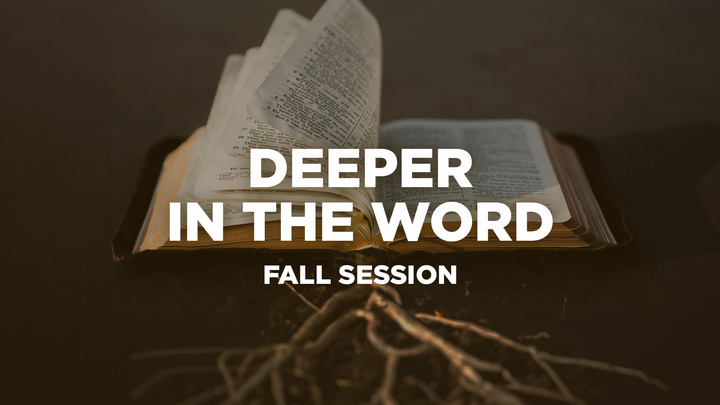 Deeper in the Word - Fall Session logo
