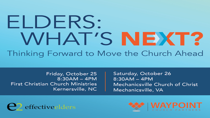 E2 Elders: What’s Next? Thinking Forward to Move the Church Ahead logo image