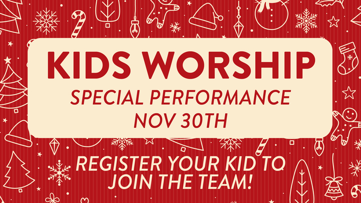 Nov. 30 Kids Worship  logo