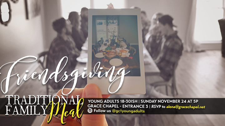 1NE // Friendsgiving logo image