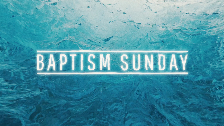 Baptism Sunday logo