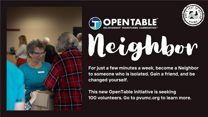Volunteer as an Open Table Neighbor logo