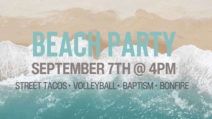 Beach Party and Baptism logo