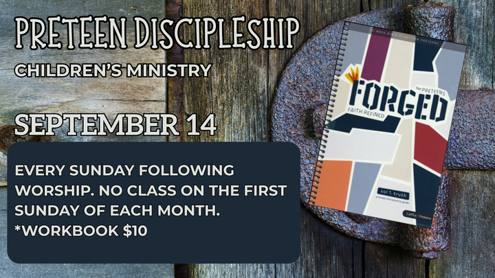 Preteen Discipleship Sunday Class logo