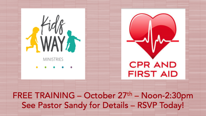 KidsWay Training - CPR/First Aid logo image