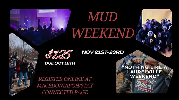 Laurelville Mud Weekend 2025 logo