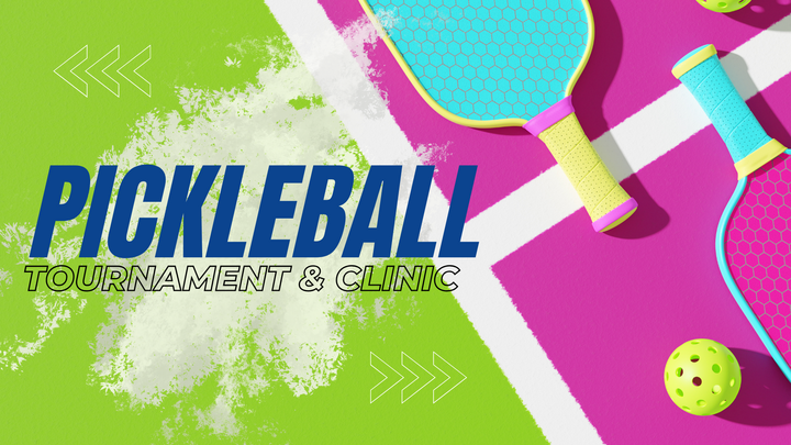 Pickleball Clinic and Tournament logo