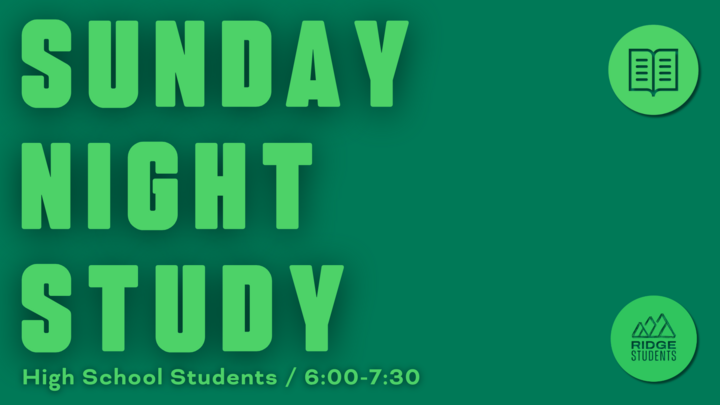 Sunday Night Study (HS Students) logo