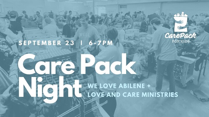 We Love Abilene - Care Pack Night logo