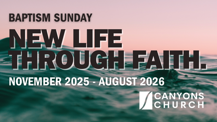 Baptism at Canyons logo