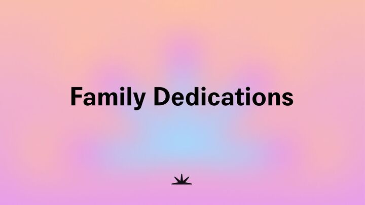 Family Dedication logo