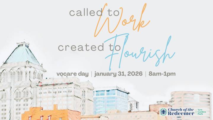Vocare Day: Called to Work, Created to Flourish logo