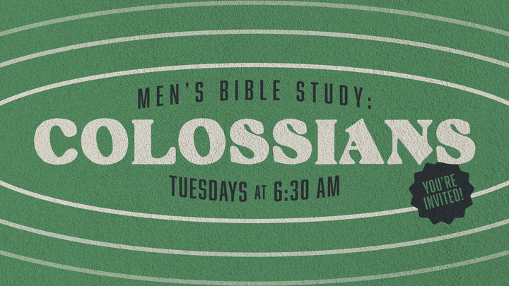 Colossians - Men's Bible Study  logo