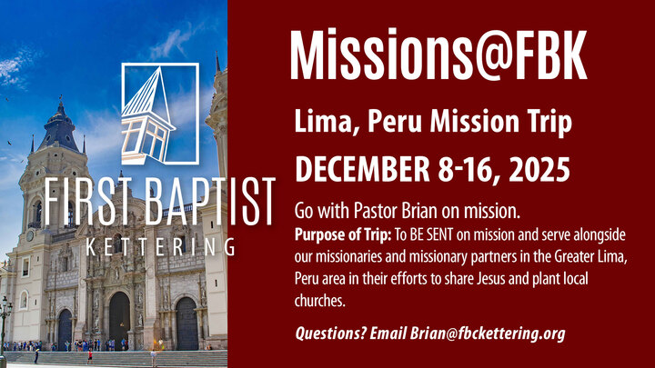 FBK Peru Mission Trip 2025 logo