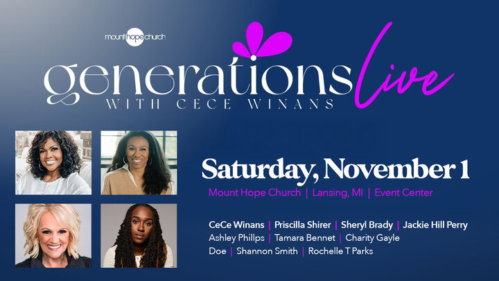 Women's LIVESTREAM Conference 2025 - Generations w/ CeCe Winans logo