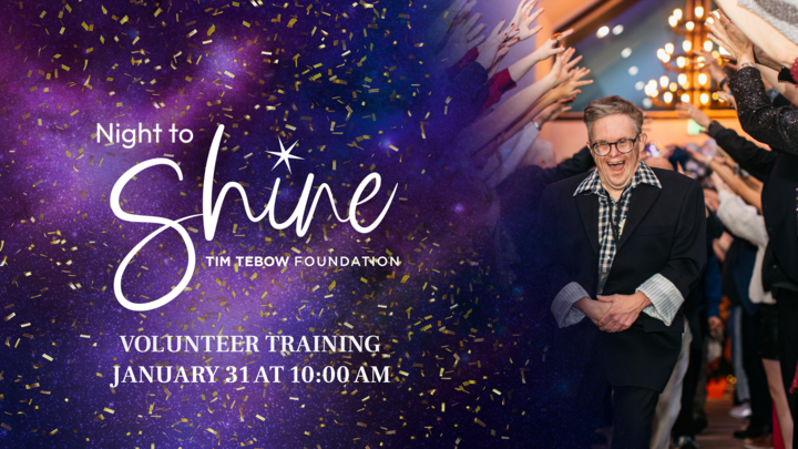 Night to Shine Volunteer Training logo