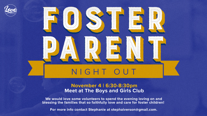 FOSTER PARENT NIGHT OUT logo image