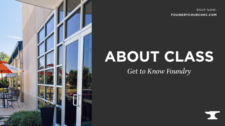 ABOUT CLASS Welcome to Foundry logo