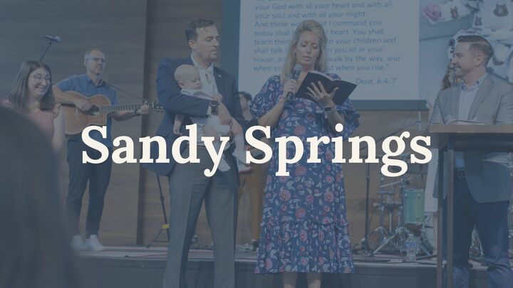 Sandy Springs - Child Dedications - January 4th, 2026 logo