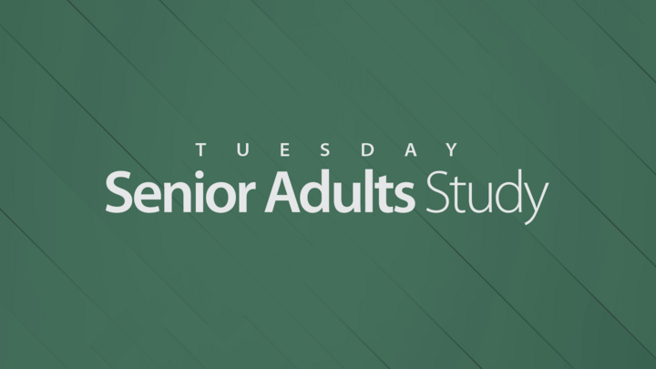 Tuesday Senior Adults Study - Fall 2025 logo