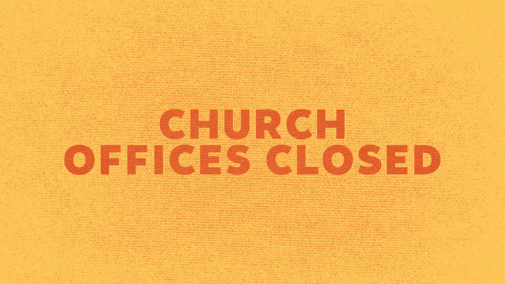 Church Offices Closed logo image