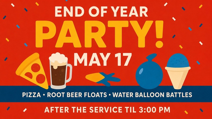 End of Year Youth Group Party! logo