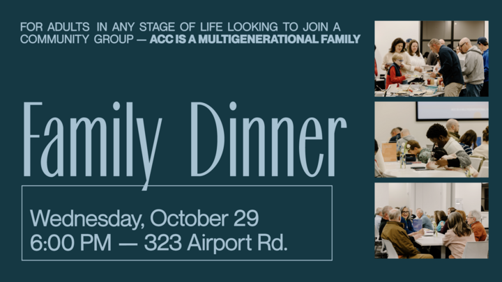 Family Dinner October 2025 logo