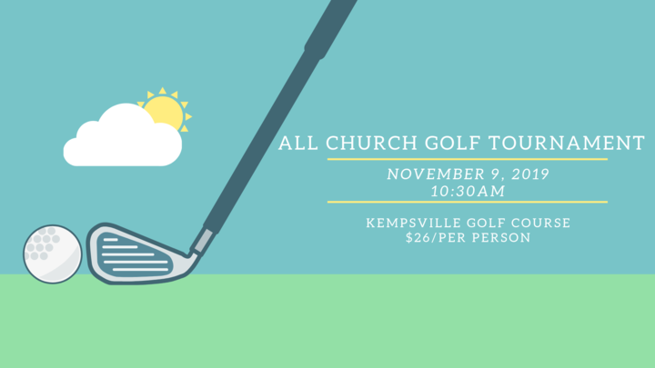 All Church Golf Tournament logo image