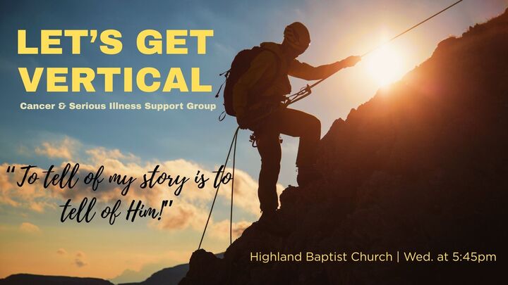 Let's Get Vertical - Cancer Support Group logo