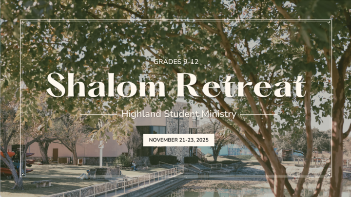Shalom High School Retreat logo