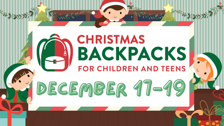 Christmas Backpacks Mission Trip 2025 logo