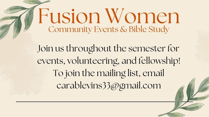 Fusion Women's Events logo