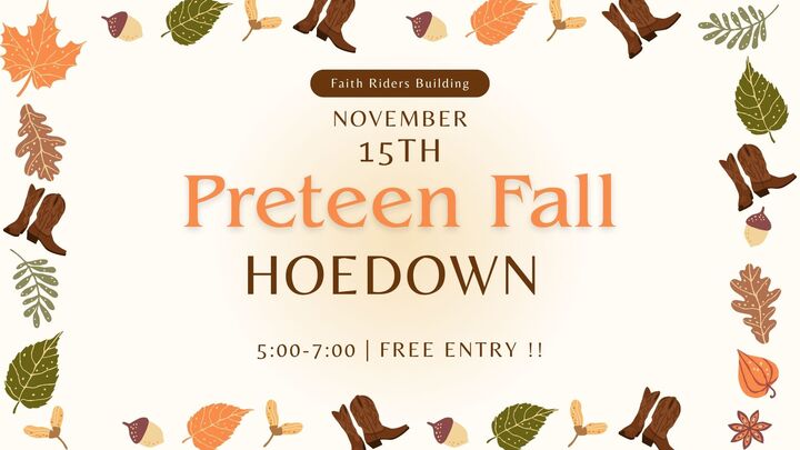 Preteen Fall Hoedown logo