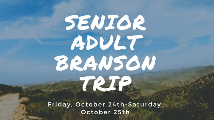 Senior Adult Branson Trip logo