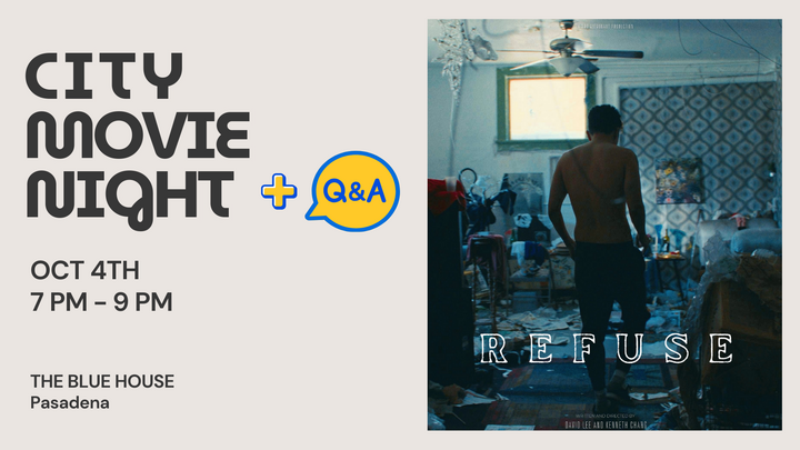 City Movie Night - "Refuse" - Oct. 4th @ 7pm logo