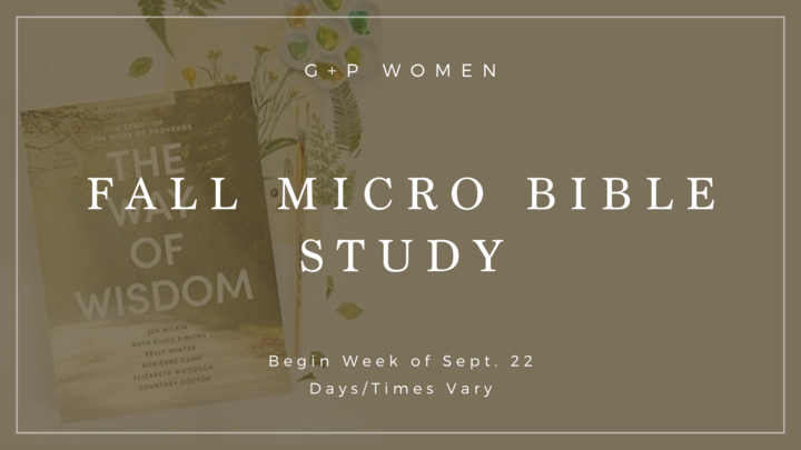 Fall Micro Bible Studies for Women logo