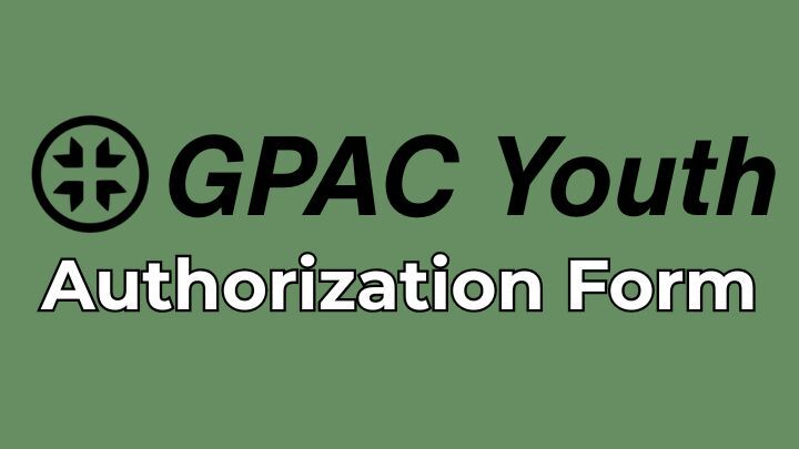 GPAC Youth Authorization Form 25/26 logo