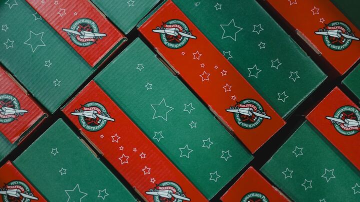 November | Pine Valley | Prepare for Operation Christmas Child Packing Party | 9am-4pm | SERVE logo