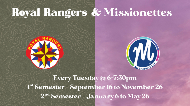 Royal Rangers & Missionettes 2025-2026 - House of the Lord