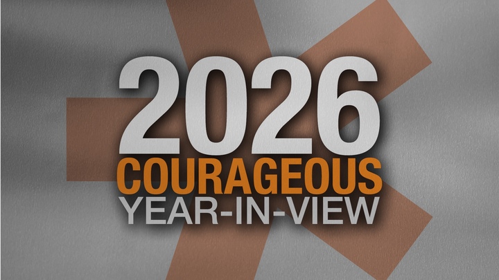 2026 Courageous Year In View logo