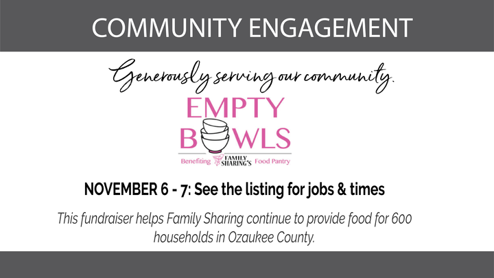 Family Sharing's Empty Bowls: Serving Opportunities November 6 & 7 logo image