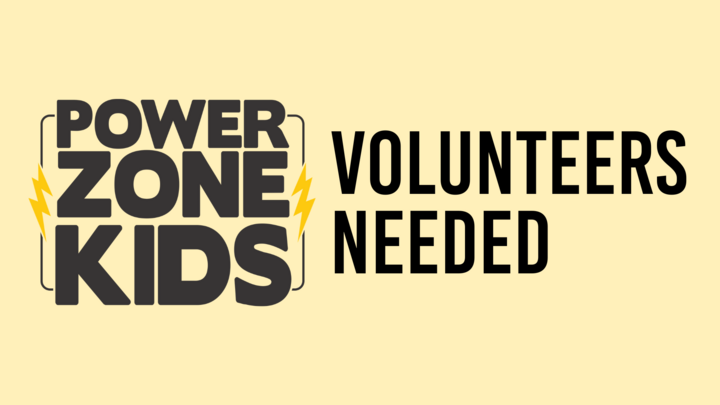 Power Zone Kids Volunteers Needed logo
