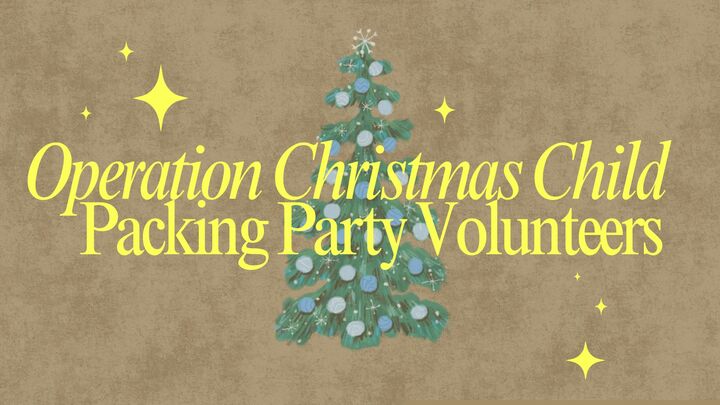 Operation Christmas Child Packing Party Volunteers logo