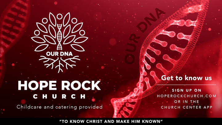 DNA: Get to Know Hope Rock Church logo