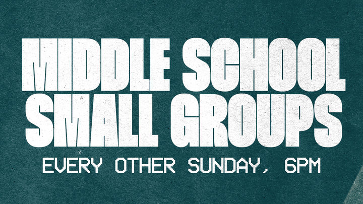 Middle School Small Groups 2025/2026 logo